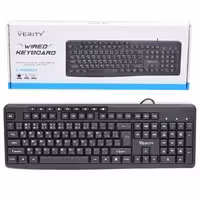 کیبورد سیمدار مولتی مدیا Silent Verity KB6133