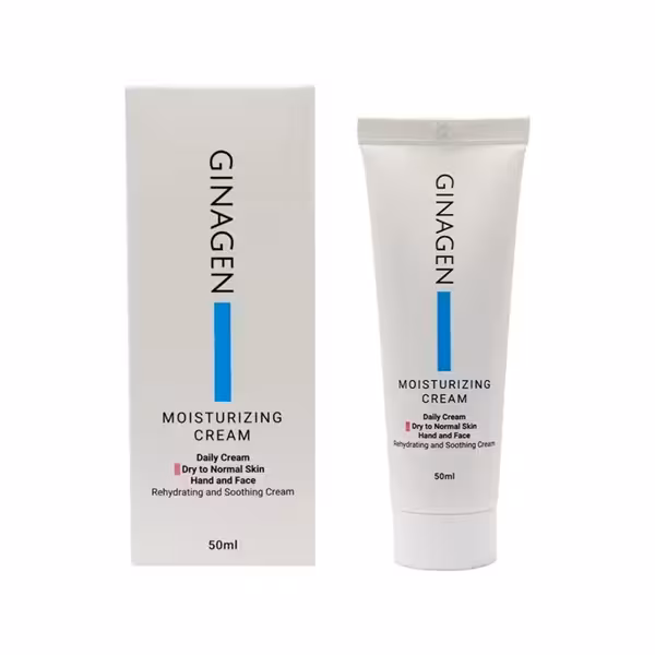 کرم آبرسان ژیناژن مدل HC پوست خشک و نرمال حجم 50 میلی لیتر | Ginagen Hydrating Cream for dry to normal Skin 50ml