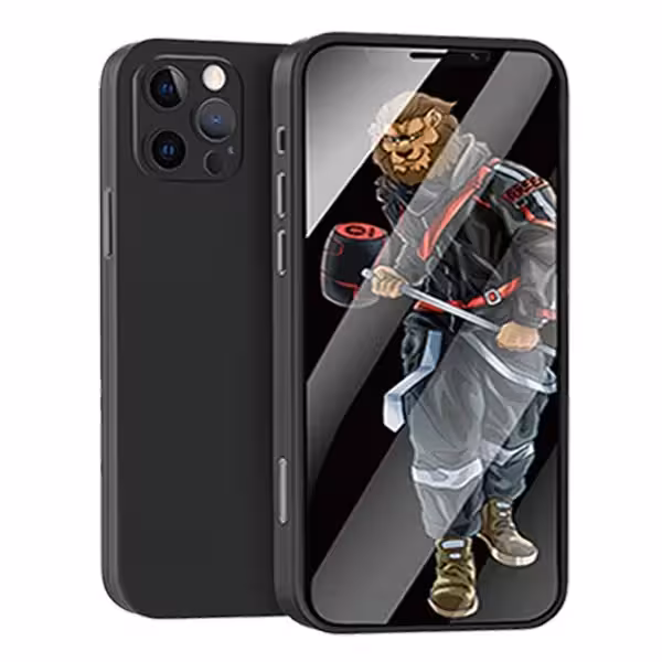 محافظ صفحه نمایش حریم شخصی گرین مدل 360-Privacy Pro مناسب برای گوشی موبایل اپل Iphone 12 Pro به همراه محافظ پشت گوشی