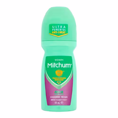 رول ضدتعریق زنانه میچام (Mitchum Women Roll-On) مدل Shower Fresh حجم 100 میل