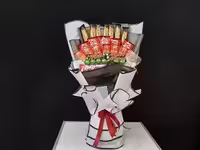 دسته گل شکلات مارس و کیت کت