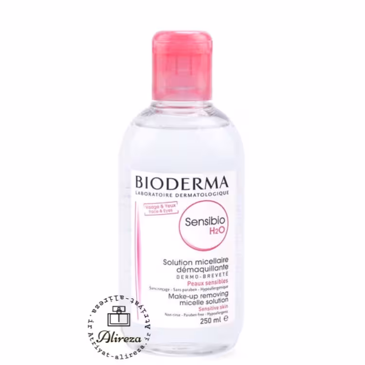 محلول پاک کننده آرایش بایودرما مدل Sensibio H2O حجم 250 میلی لیتر