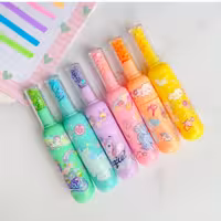 هایلایتر طرح یونیکورن پک 6عددی در رنگبدی های جذاب