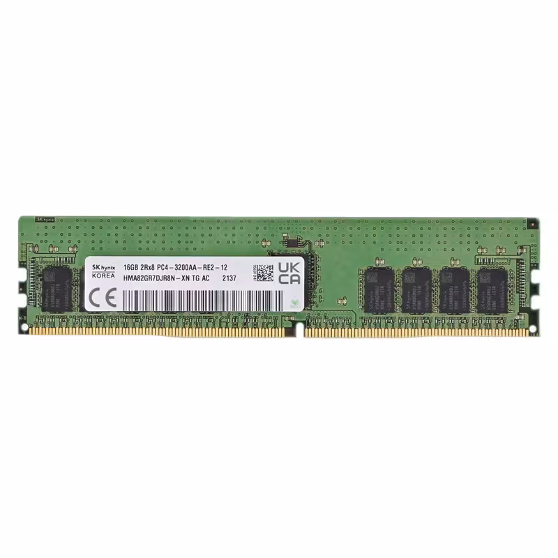 رم سرور DDR4 دو کاناله 3200 مگاهرتز CL19 اس کی هاینیکس مدل HMA82GR7DJR8N-XN ظرفیت 16 گیگابایت | کالا مکس