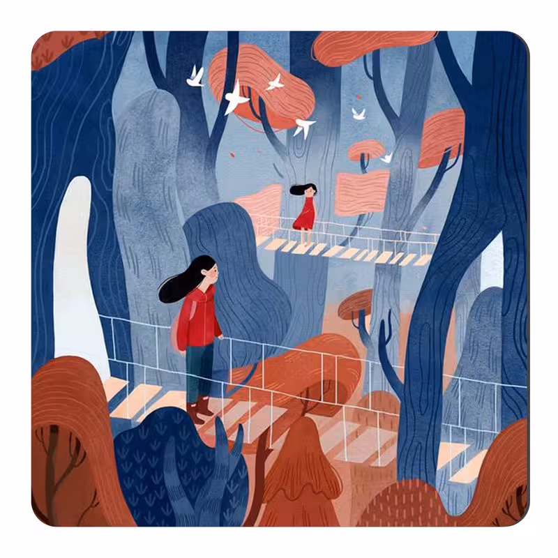 مگنت طرح خواهرها در جنگل کد wmg4247