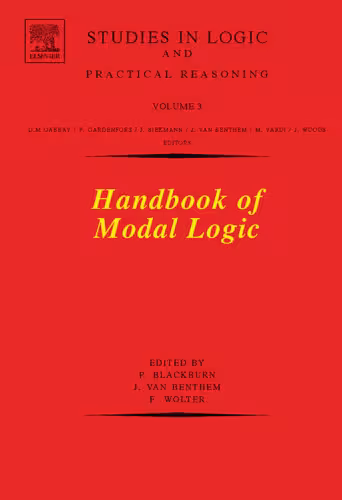 خرید و دانلود نسخه کامل کتاب Handbook of Modal Logic