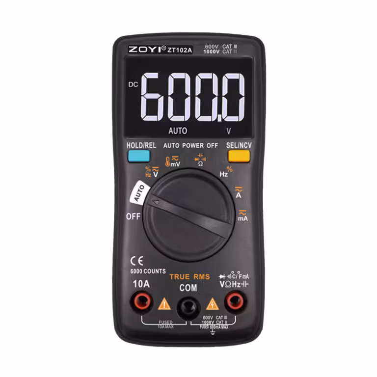 مولتی متر اتورنج زویی مدل ZOYI ZT102A