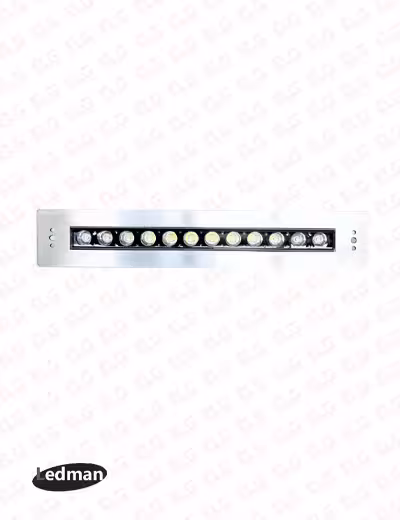 چراغ استخری توکار مستطیلی فول کالر استیل 36 وات لدمان