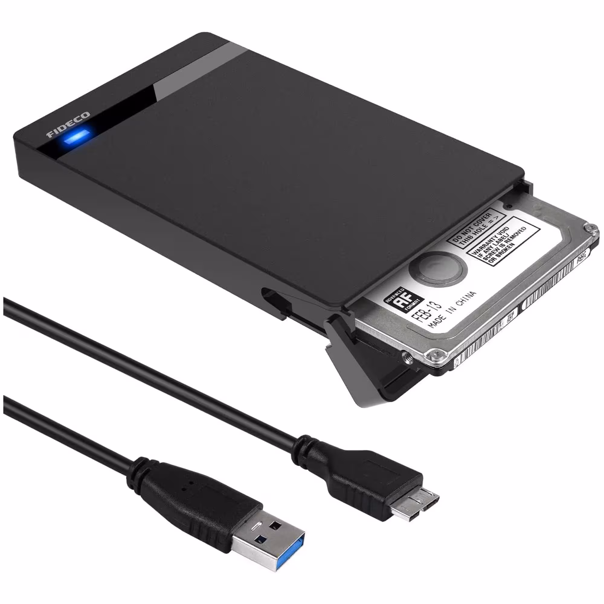 باکس هارد 2.5 فیدکو USB 3.0 to SATA HDD Box External FIDECO