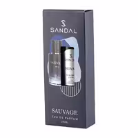 عطر جیبی مردانه صندل مدل Sauvage حجم 25 میلی لیتر | Sandal Eau De Parfum Sauvage For Men 25ml
