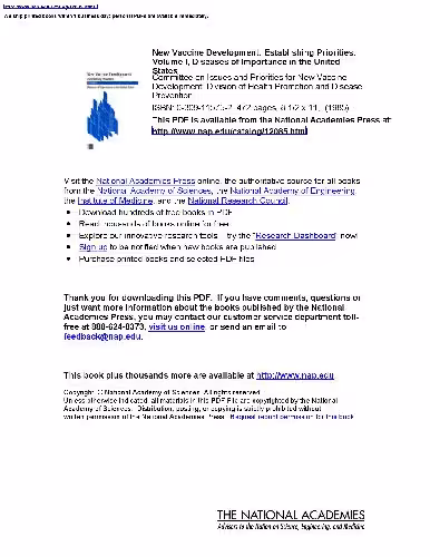 خرید و دانلود نسخه کامل کتاب New Vaccine Development: Establishing Priorities: Diseases of Importance in the United States