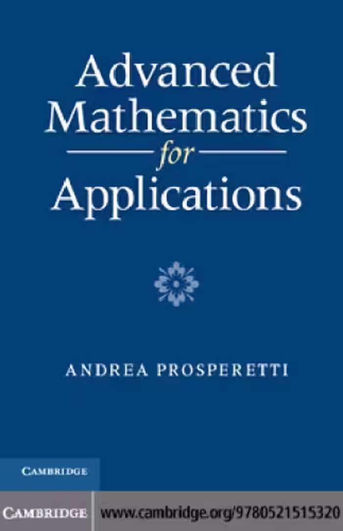 خرید و دانلود نسخه کامل کتاب Advanced Mathematics for Applications