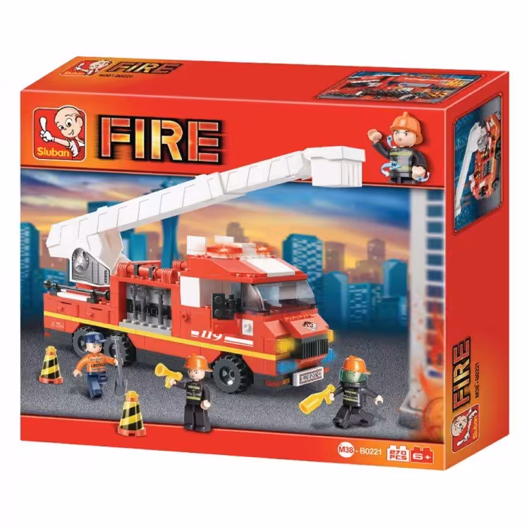 بلوک 270 تکه ماشین آتش نشانی SlubanTruck M38-B0221