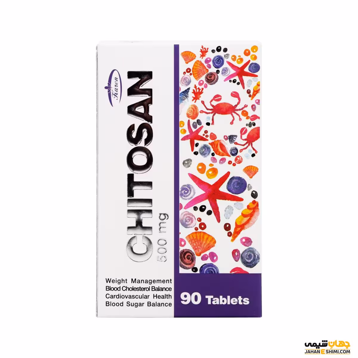کیتوزان 500 میلی گرم کارن CHITOSAN 500 MG KAREN