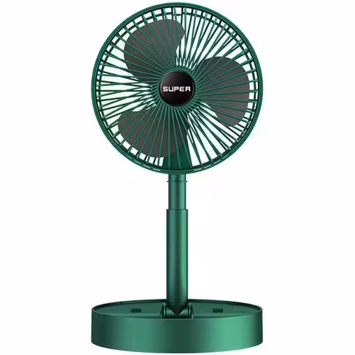 پنکه تلسکوپی قابل حمل تاشو و نگهدارنده موبایل مدل SUPER