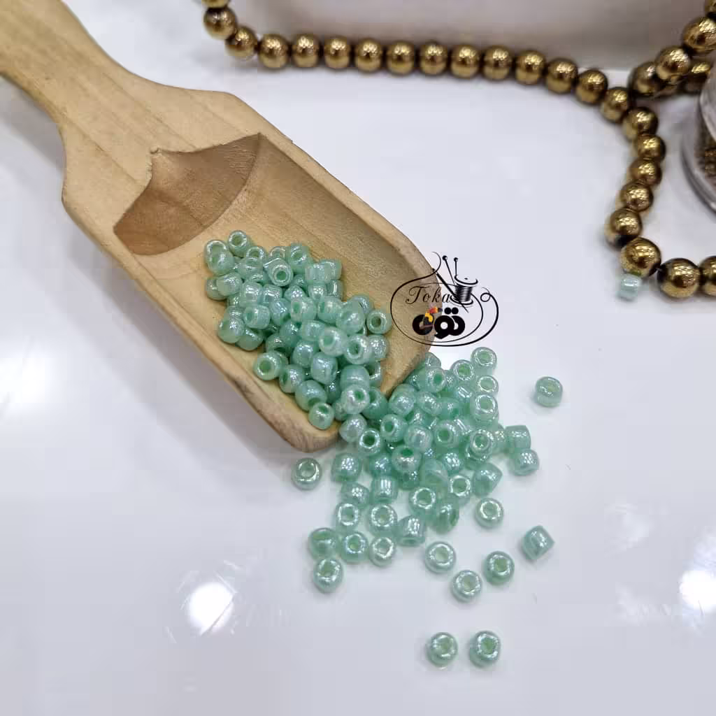 منجوق درشت سبز پاستیلی 19