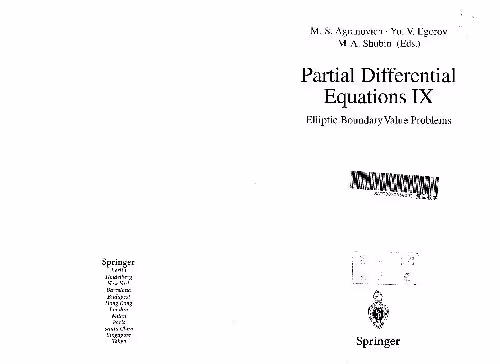 خرید و دانلود نسخه کامل کتاب Partial Differential Equations IX: Elliptic Boundary Value Problems