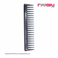 شانه مو  دندانه درشت تونی اند گای مدل 06822 CarbonAntistatic رنگ مشکی | Toni & Guy