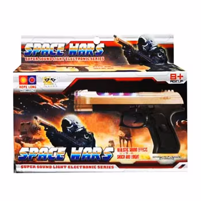 تفنگ کلت موزیکال جعبه ای