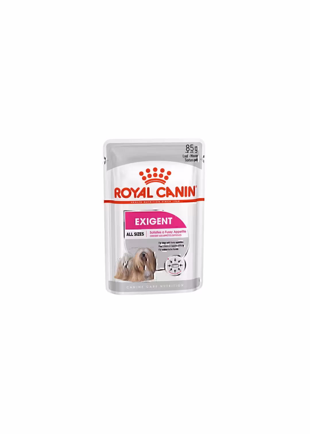 پوچ رویال کنین (Royal Canin) سگ مدل Exigent وزن 85 گرم