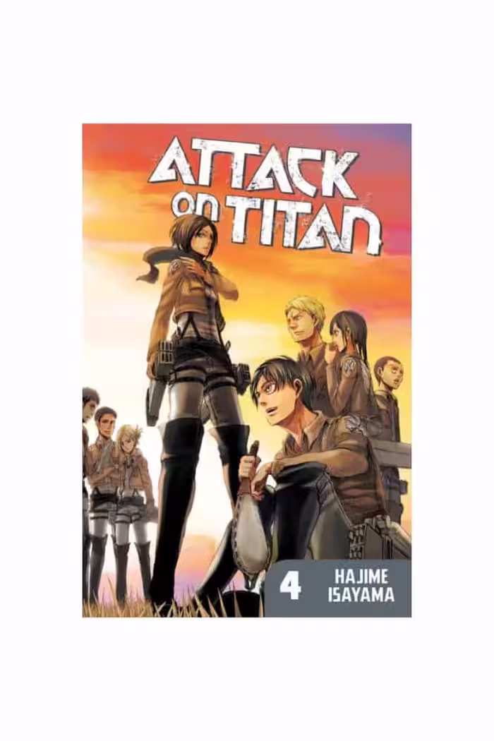 کتاب مانگا ATTACK ON TITAN 4