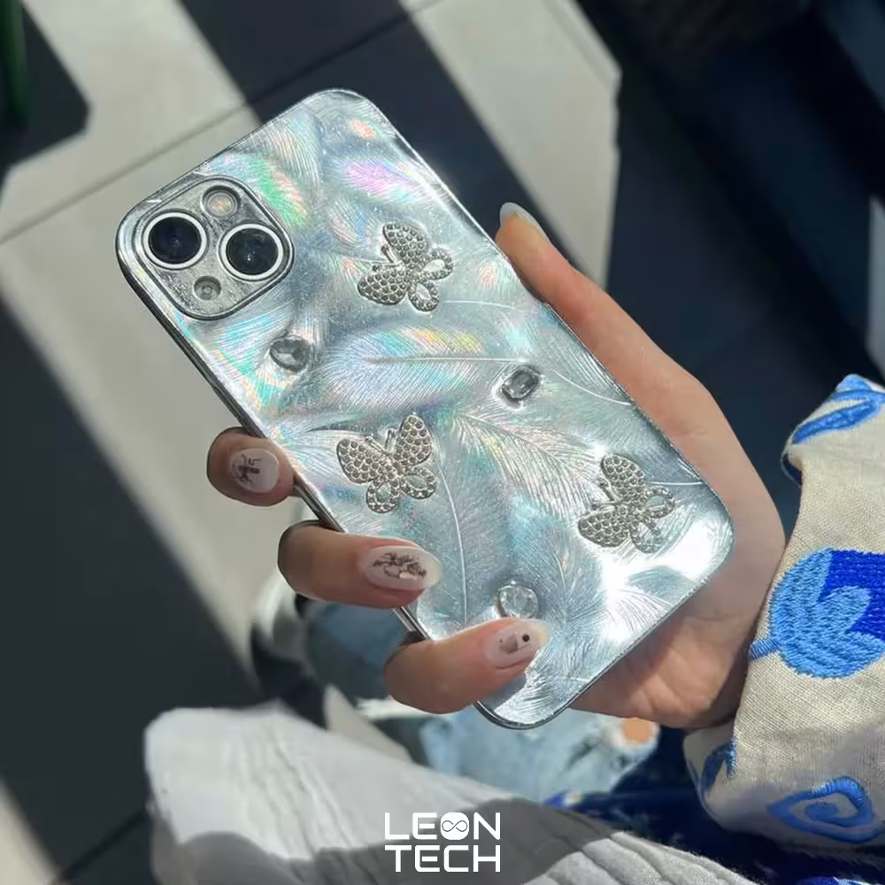 قاب پر و پروانه برای آیفون 15 پرو