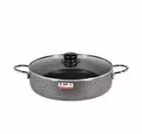 تابه درب پیرکس گرانیت تابان سایز 28 (کد TT328G)