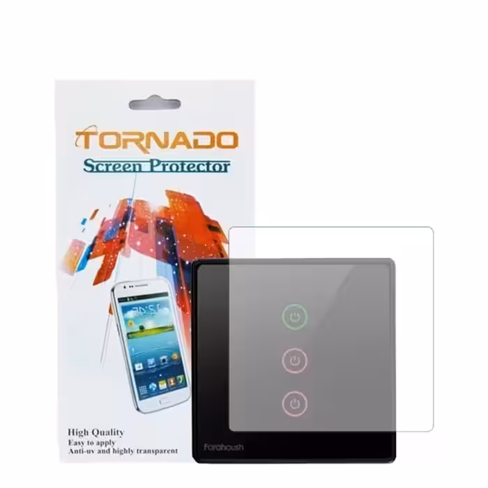 گلس محافظ صفحه نمایش تورنادو مدل نانو گلس مناسب برای کلید پریز لمسی هوشمند فراهوش
