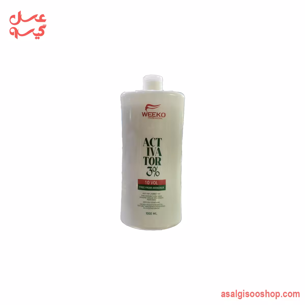 اکسیدان اکتیویتور بدون آمونیاک ویکو 3 درصد 1000میل | Weeko Ammonia-Free Developer 3% | کد2967