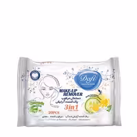 دستمال مرطوب پاک کننده آرایش 1*3 دافی 20 برگ