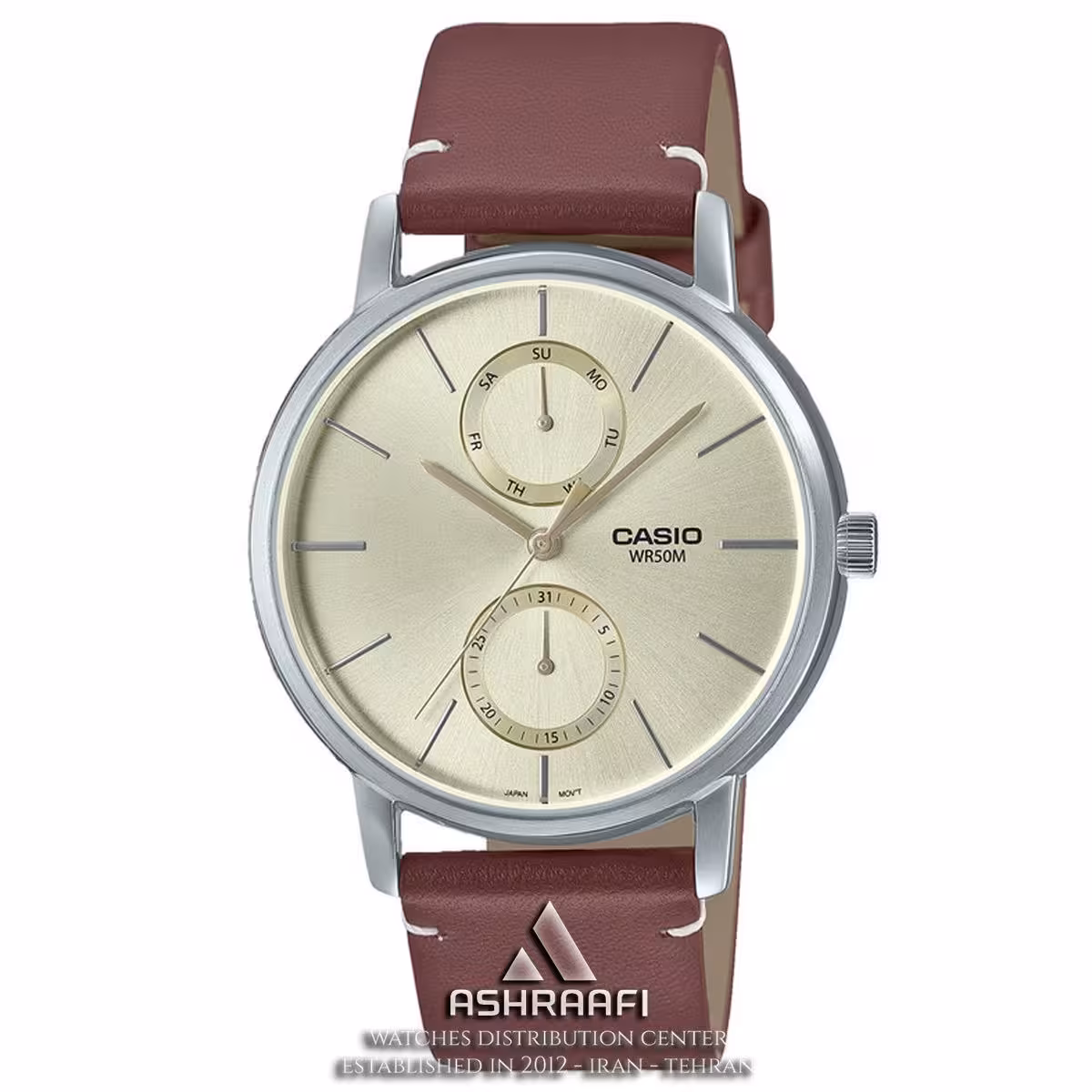 ساعت کاسیو بند چرمی Casio MTP-B310L-9AV