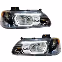 خرید چراغ جلو اسپرت پراید 131 جمع ساز مدل 3D-Hexa سفید داخل فابریک بدون موتور دو عددی | اتوموبی