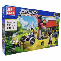 ساختنی لگو دزد و پلیس Jie Star مدل 20064