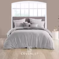 روتختی طوسی روشن و طوسی تیره ساده 8‌تکه کاوری