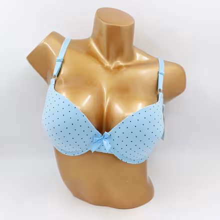 سوتین تک اسفنجی خالدار وارداتی چینی مدل 716