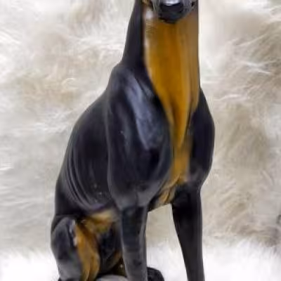 مجسمه سگ تازی سایز کوچک