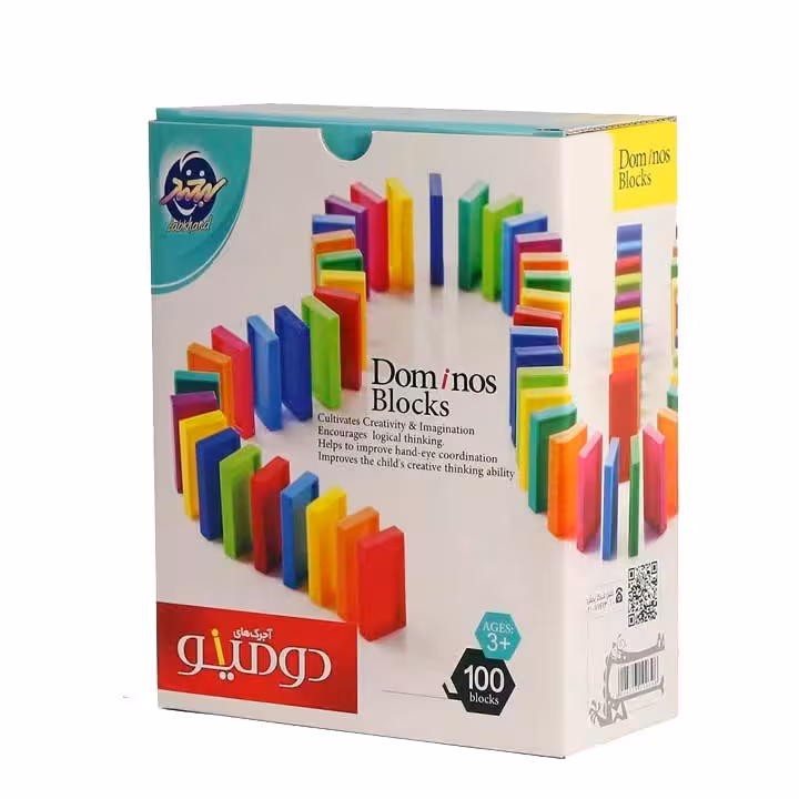 بازی فکری مدل دومینو 100 قطعه کدm012