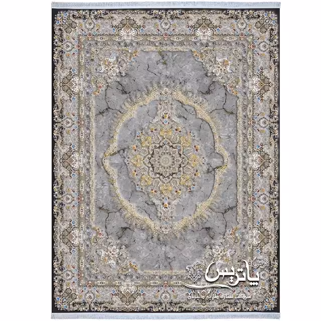 فرش پاتریس سنگ شیرین طوسی 1200 شانه