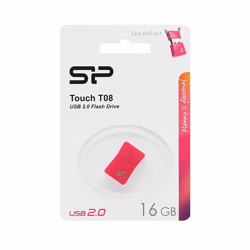 فلش مموری سیلیکون پاور مدل T08 ظرفیت 16 گیگابایت