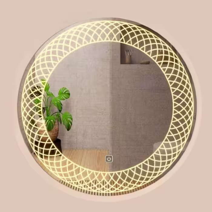 آینه بک لایت سند بلاست مدل D08 سایز قطر 80