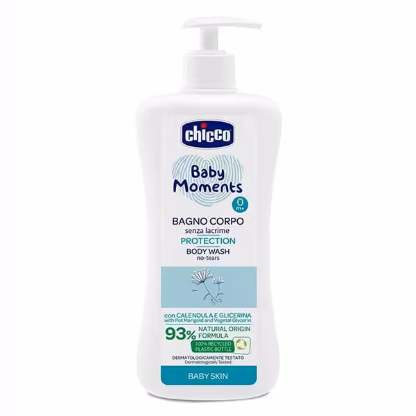 شامپو بدن بچه چیکو Chicco مدل Bango Corpo Senza Lacrime Protection حجم 500 میل