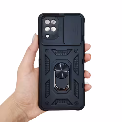 قاب ضد ضربه گوشی A12 محافظ لنز دار کشویی تاندربولت