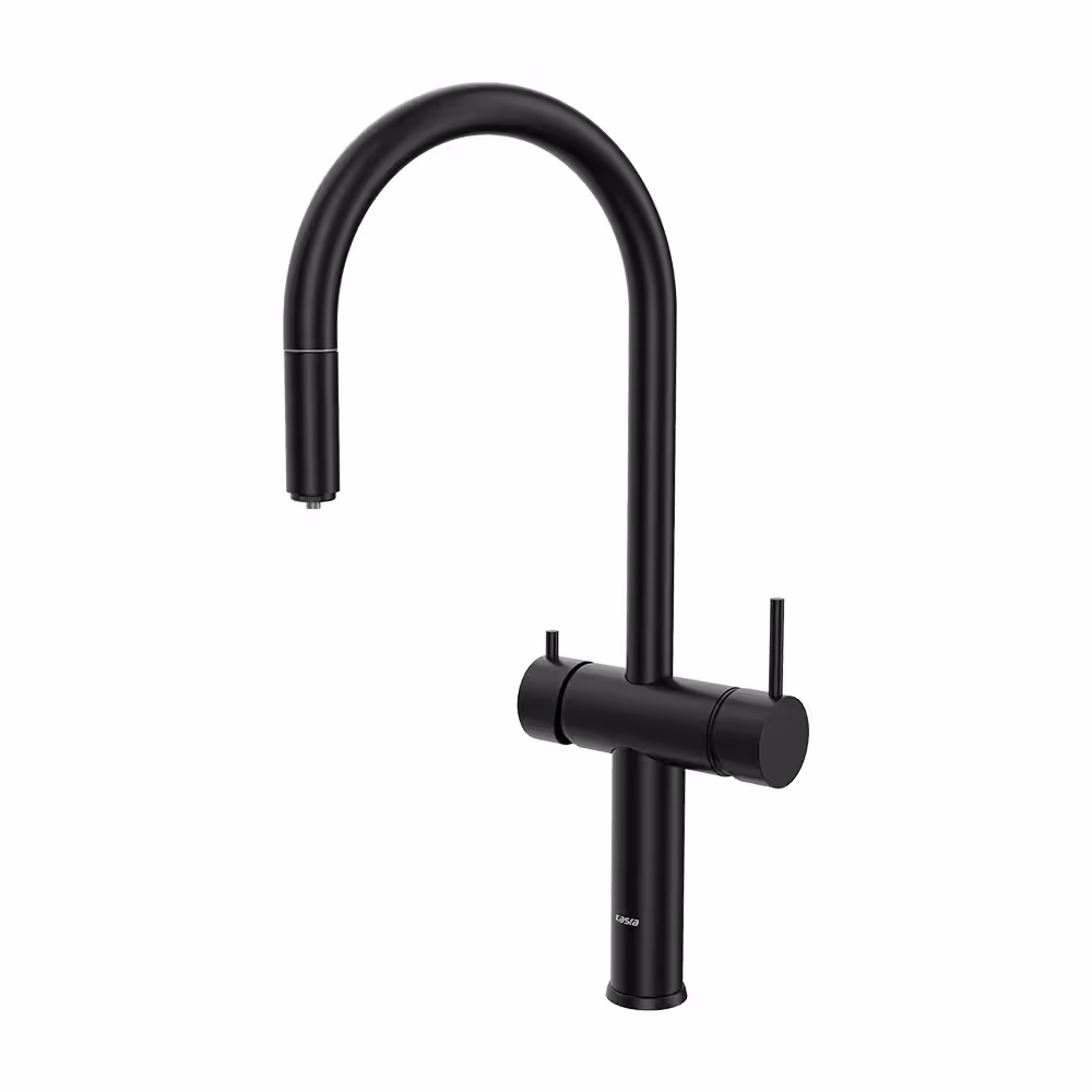 شیر ظرفشویی دومنظوره شاوری کسری مدل آکورد مشکی