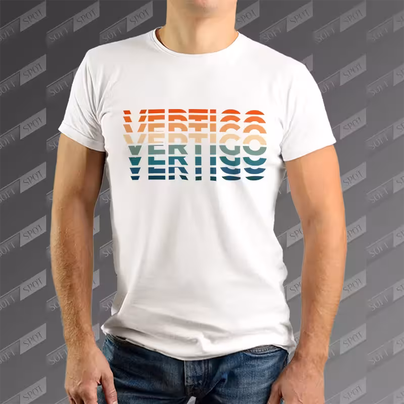 تیشرت مردانه طرح Vertigo TS-613