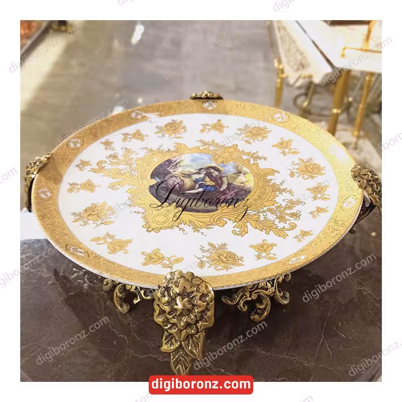 ظرف شیرینی خوری سفید