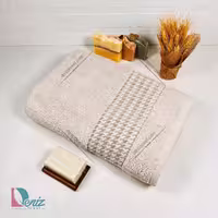 حوله استخری طرح پیچازی رنگ کرم