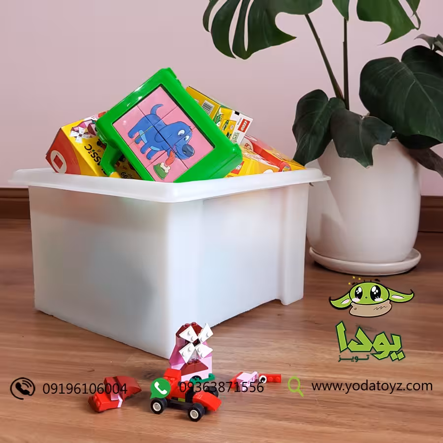 باکس اسباب بازی اتاق کودک رنگ سفید