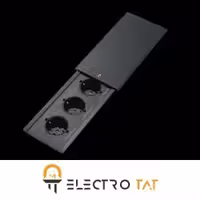 پریز کابینتی کشویی سه پریز نستک