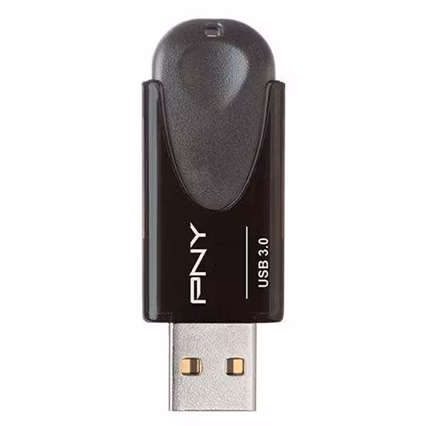 فلش مموری پی ان وای مدل Attach 4 ظرفیت 512 گیگابایت USB 3.0 Black