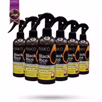6 عدد اسپری روغن مو راکو RAKO مدل برنج سیاه Black Rice حجم 250 میلی لیتر (اورجینال)